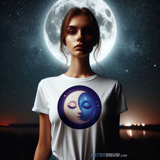 Emotion Moon Shirt for Women